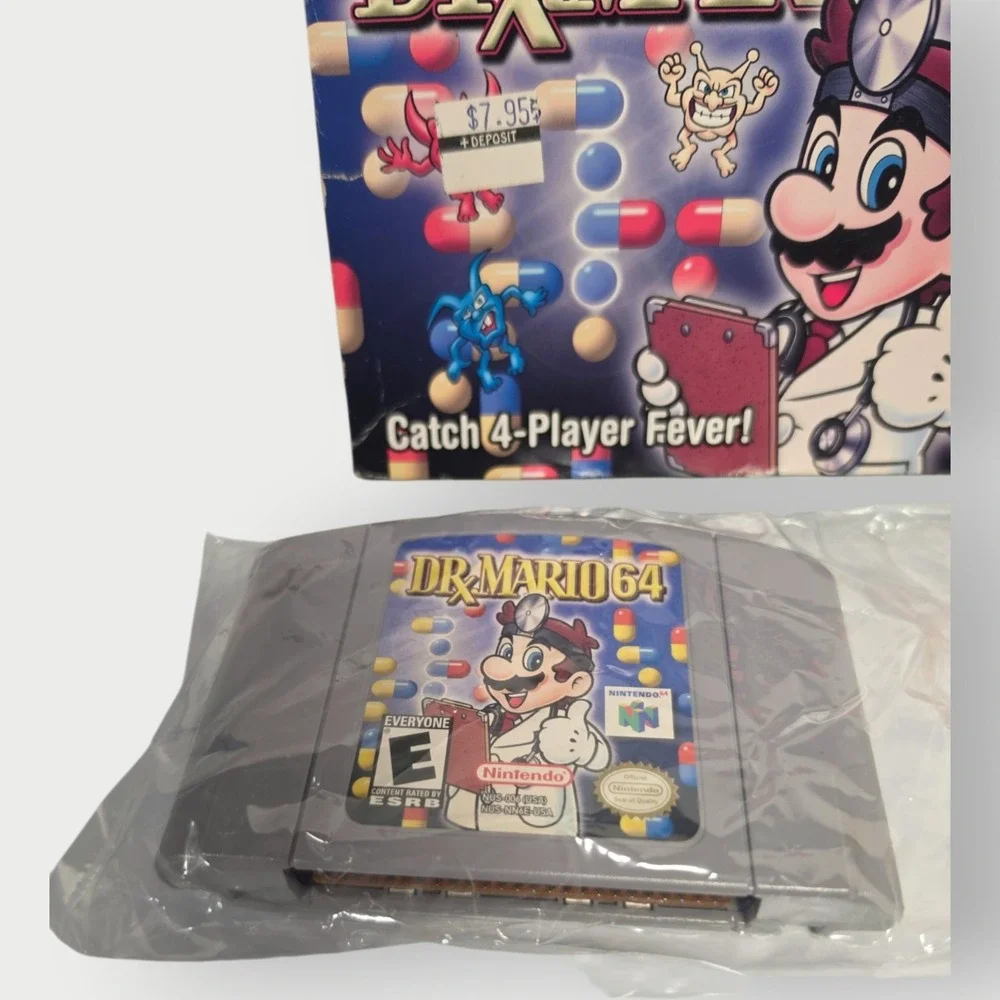 Dr Mario (Nintendo 64 N64) in Original Box Authentic TESTED WORKS COMPLETE